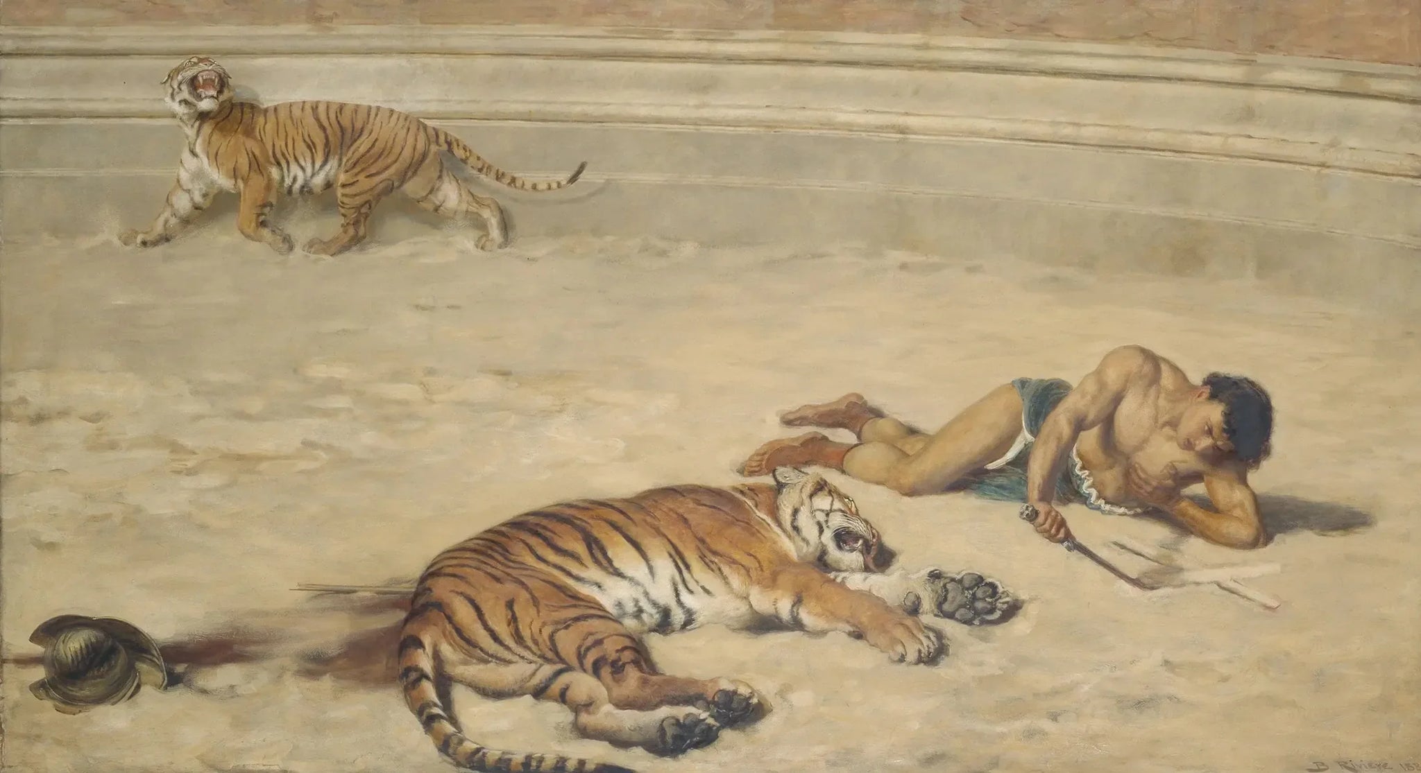 Des vacances romaines - Briton Rivière image 1 reproduction de peinture à l’huile