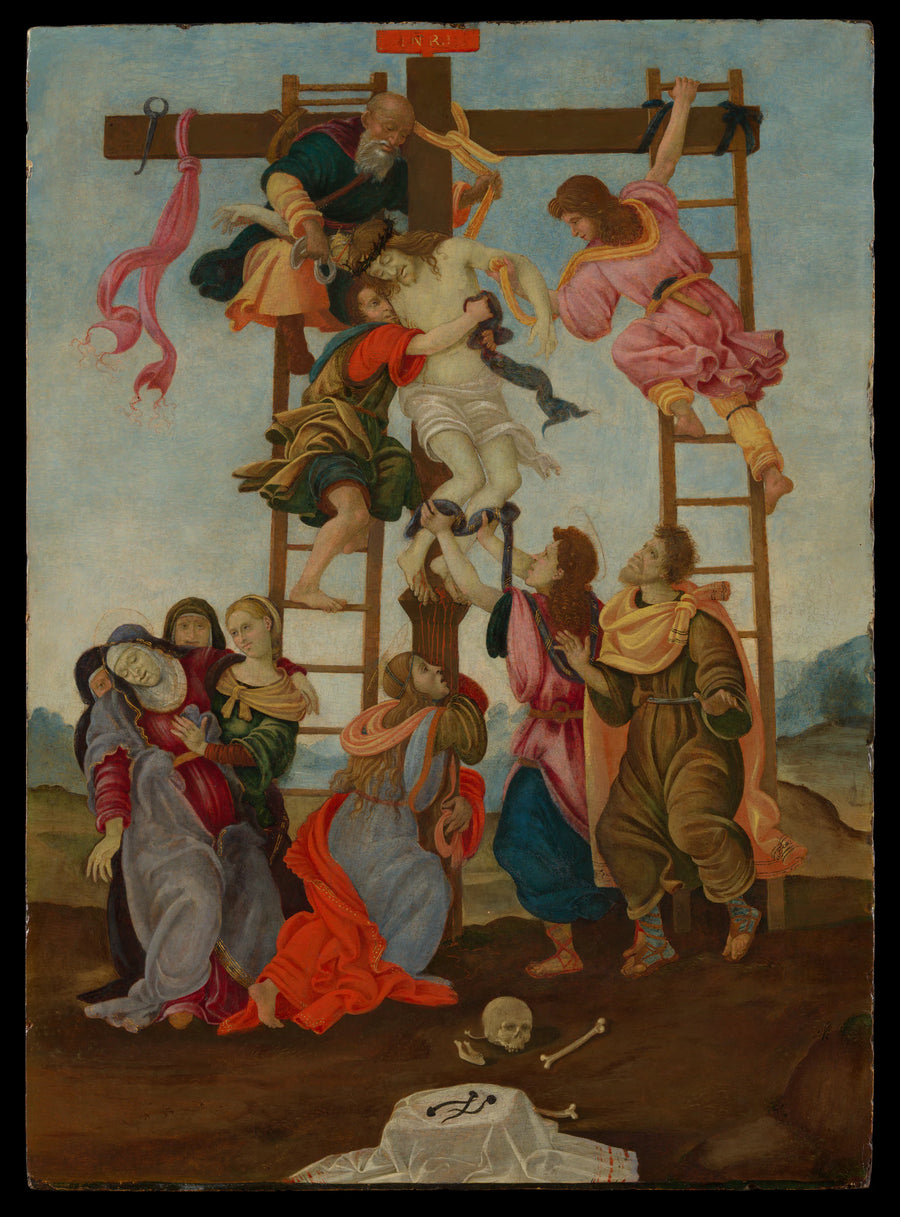 La Descente de Croix - Filippino Lippi