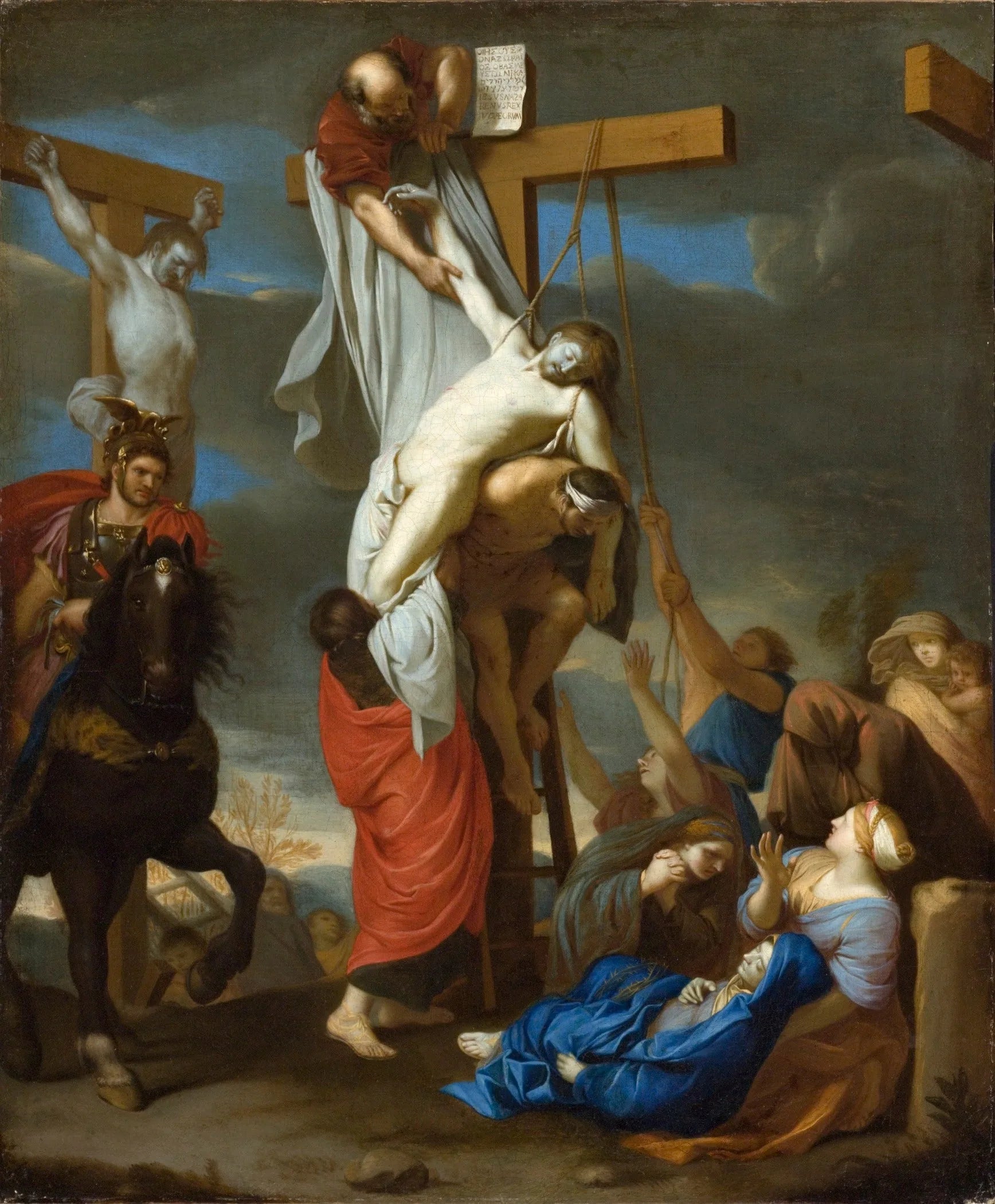 Descente de croix - Charles Le Brun image 1 reproduction d’œuvre d’art à l’huile