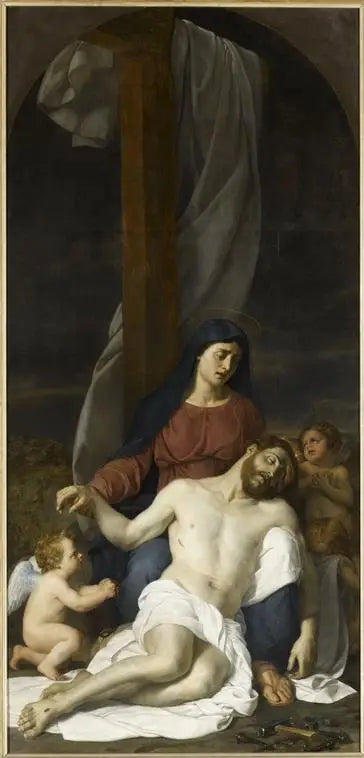 Descente de croix - Paul Delaroche image 1 tableau peint à l’huile sur toile