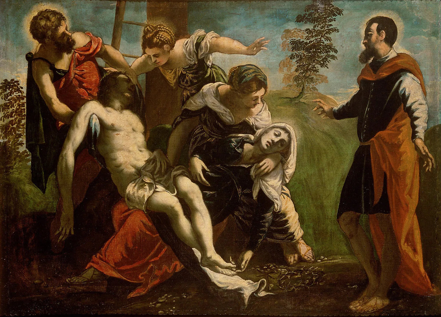 Descente de la Croix - Jacopo Tintoretto image 1 copie de tableau peinte à la main