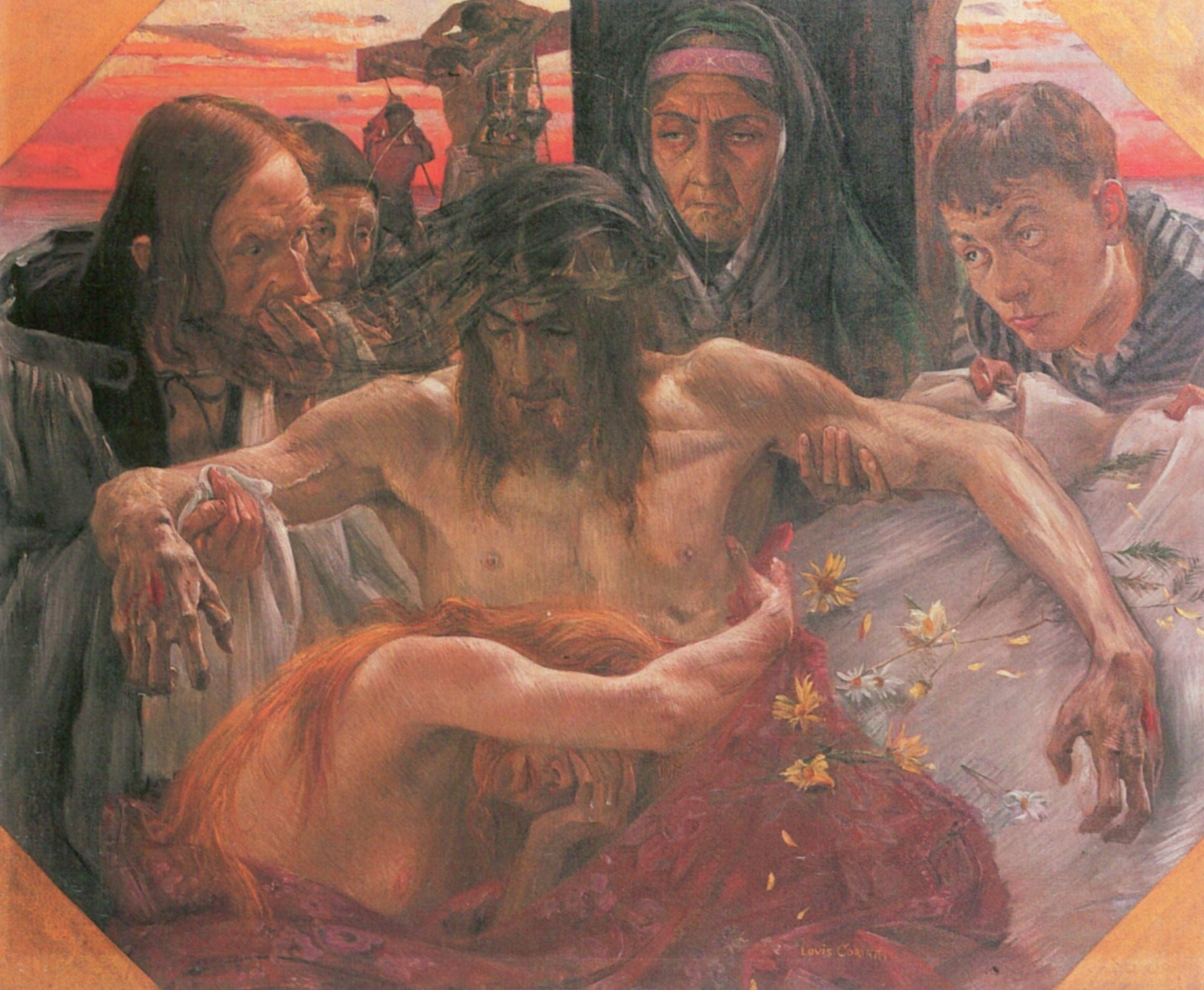 Descente de la Croix - Lovis Corinth image 1 copie de tableau peinte à la main