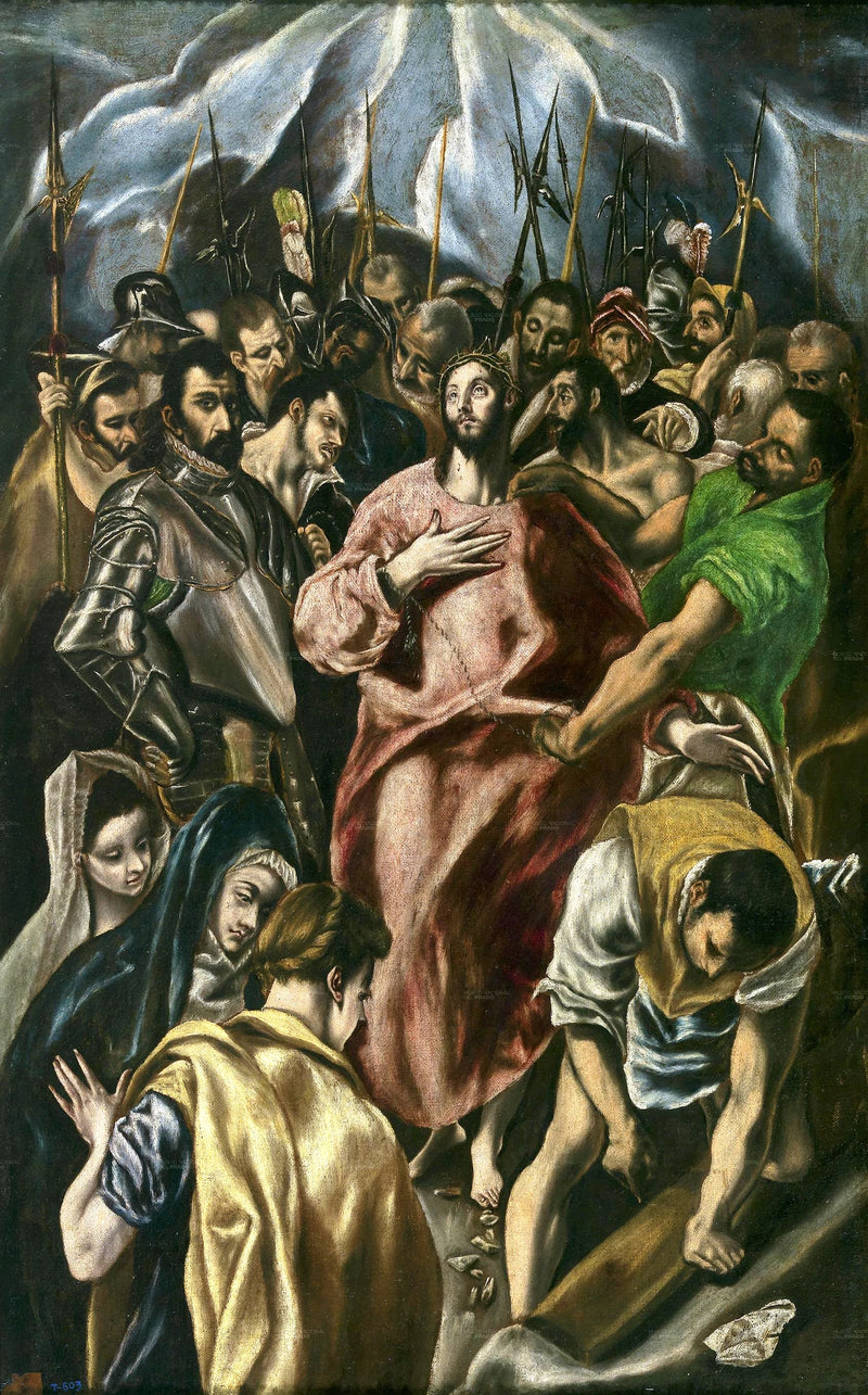 Déshabillage du Christ (par J.M.Theotocópuli) - Jorge Manuel Theotocopouli