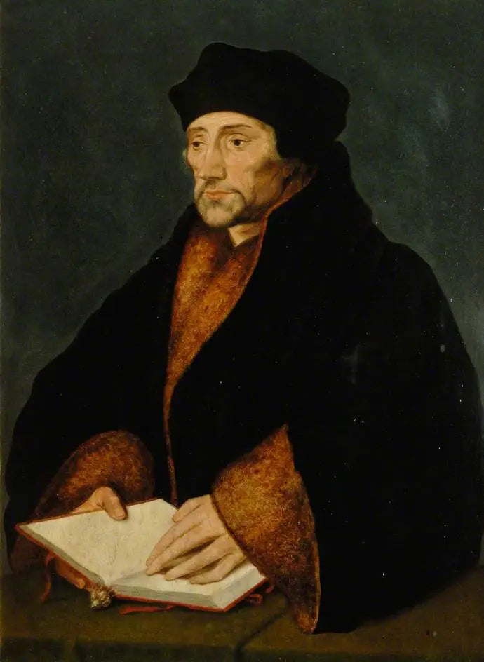 Desiderius Erasmus (1466–1536) - Hans Holbein le Jeune image 1 reproduction d’œuvre d’art à l’huile