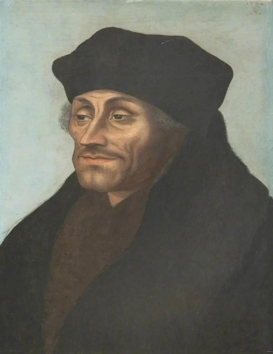 Desiderius Erasmus (1467–1536) - Hans Holbein le Jeune image 1 tableau peint à l’huile sur toile