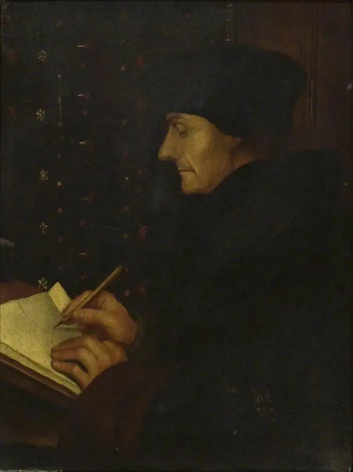Desiderius Erasmus - Hans Holbein le Jeune image 1 reproduction de peinture à l’huile