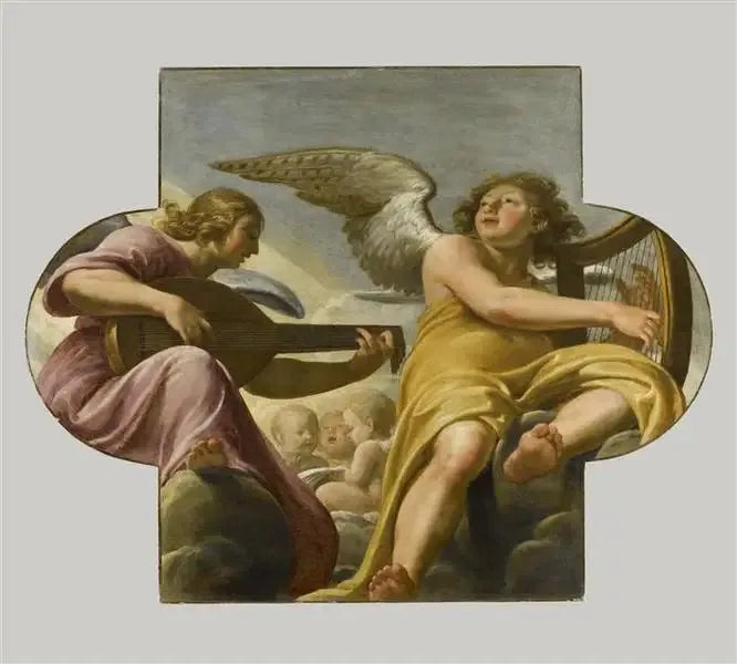 Deux Anges musiciens - Philippe de Champaigne