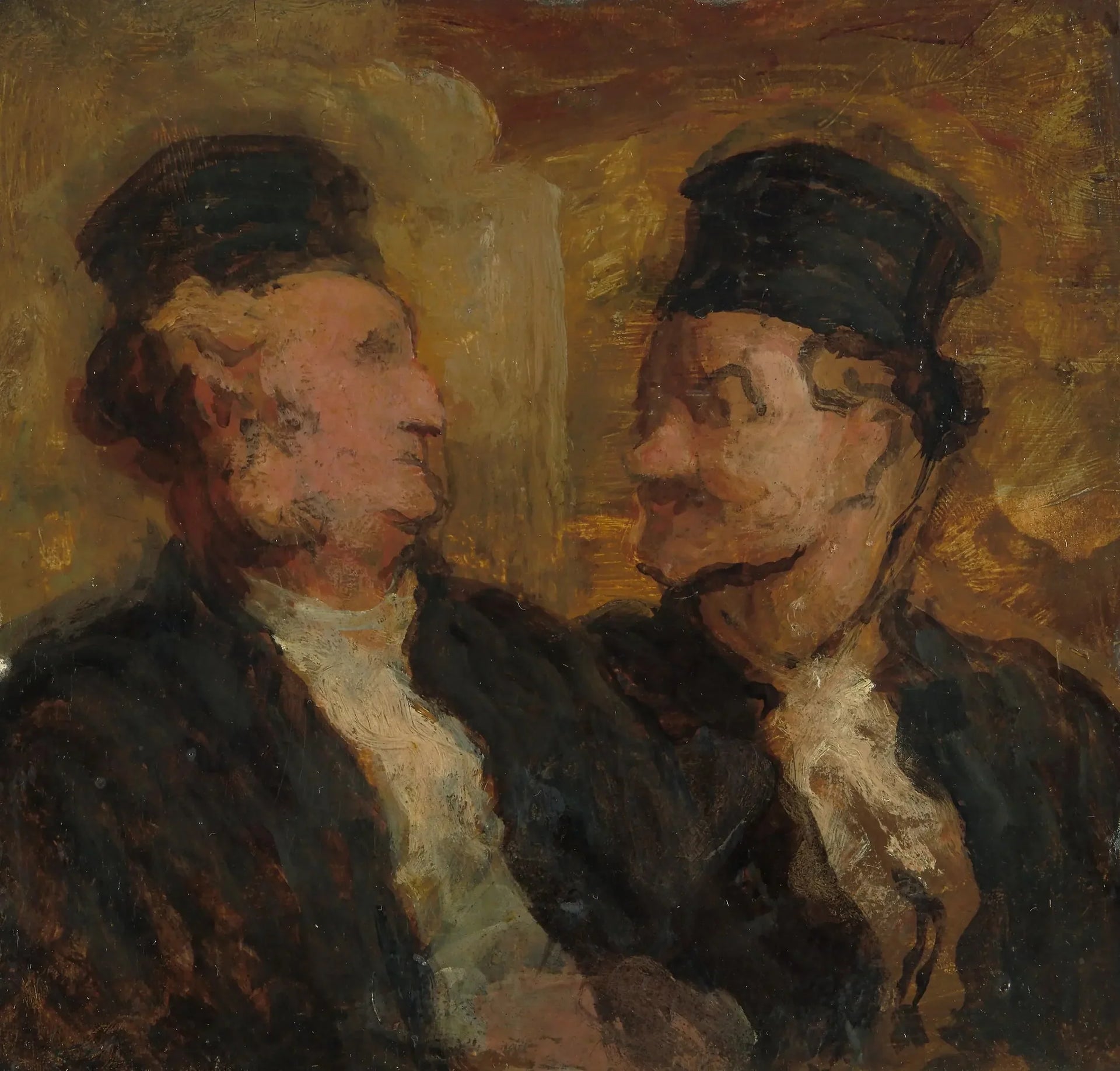 Deux avocats - Honoré Daumier image 1 reproduction réalisée par Alpha Reproduction