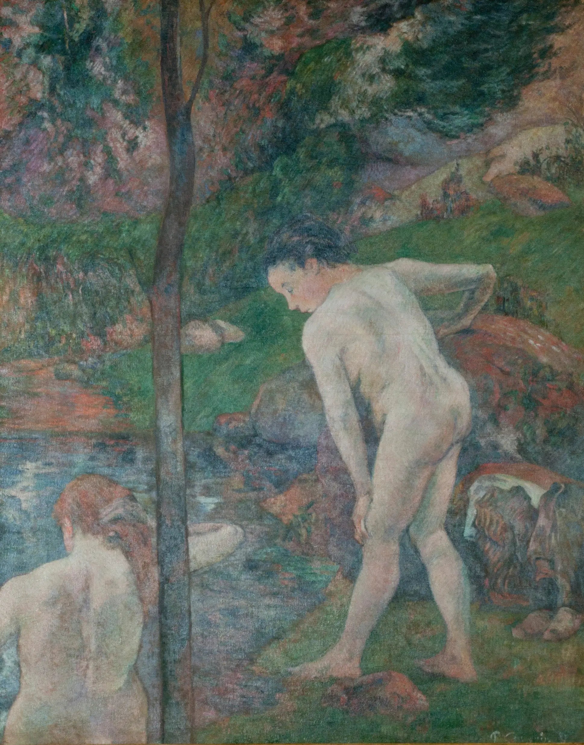 Deux baigneuses - Paul Gauguin image 1 reproduction artisanale de tableau