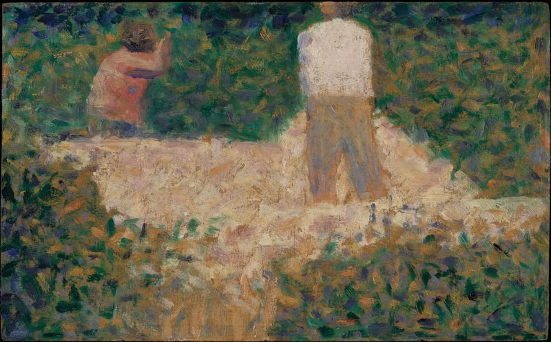 Deux brise-pierres - Georges Seurat