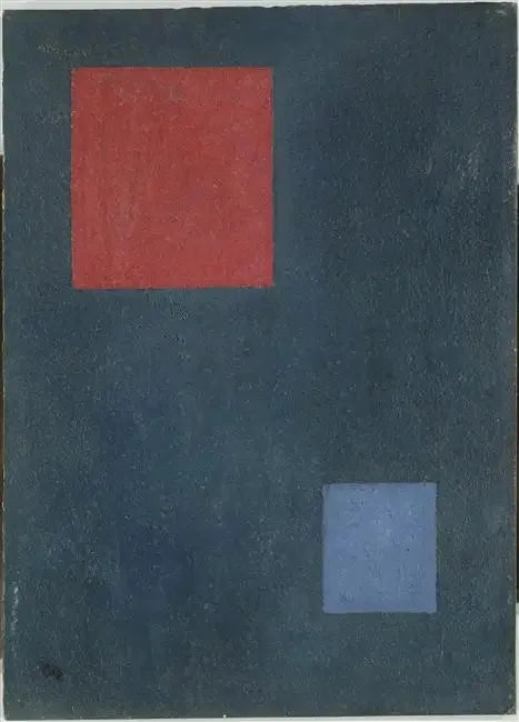 Deux carrés - Vassily Kandinsky image 1 copie peinte à la main à l’huile
