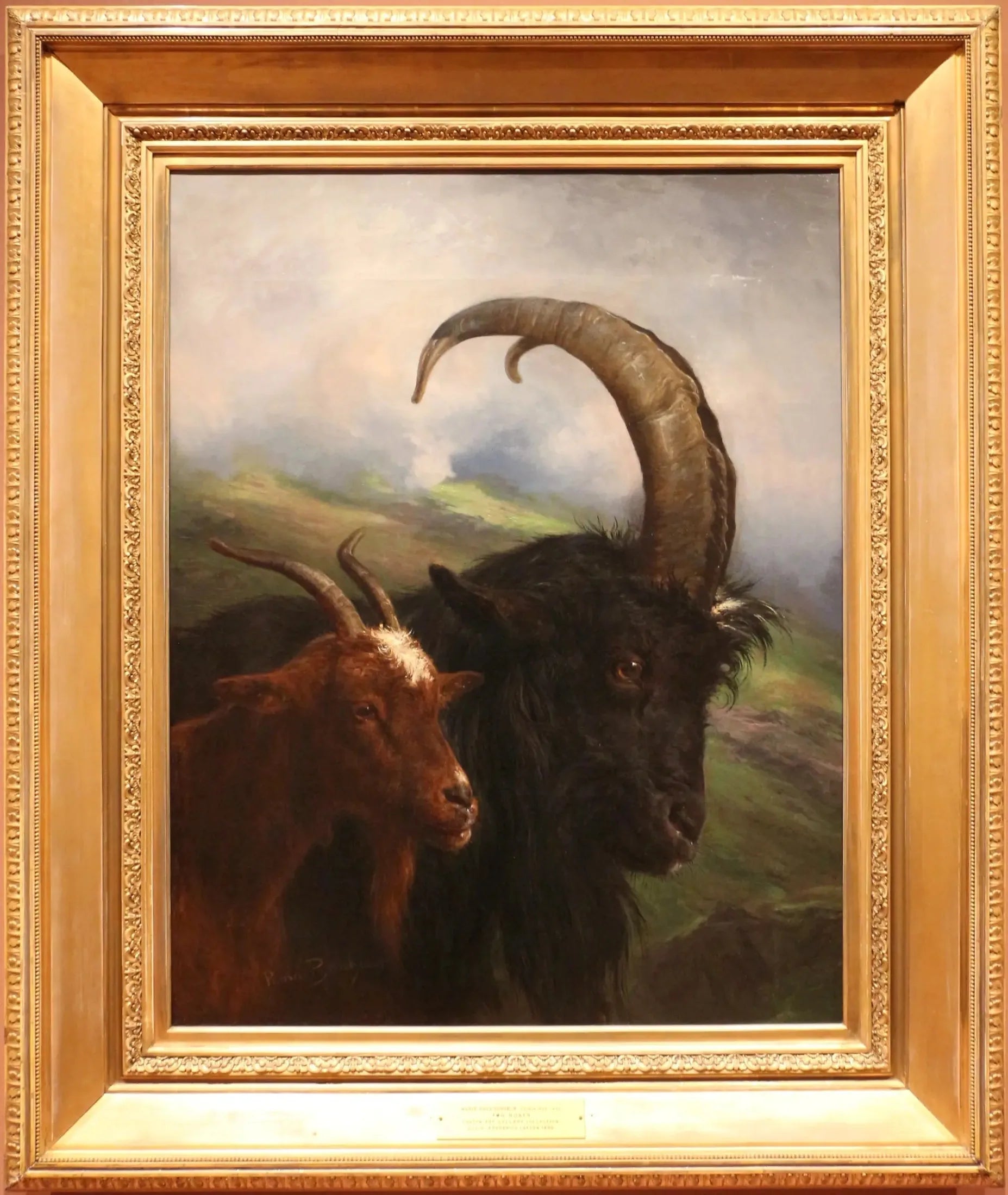 Deux chèvres - Rosa Bonheur image 1 tableau peint à l’huile sur toile
