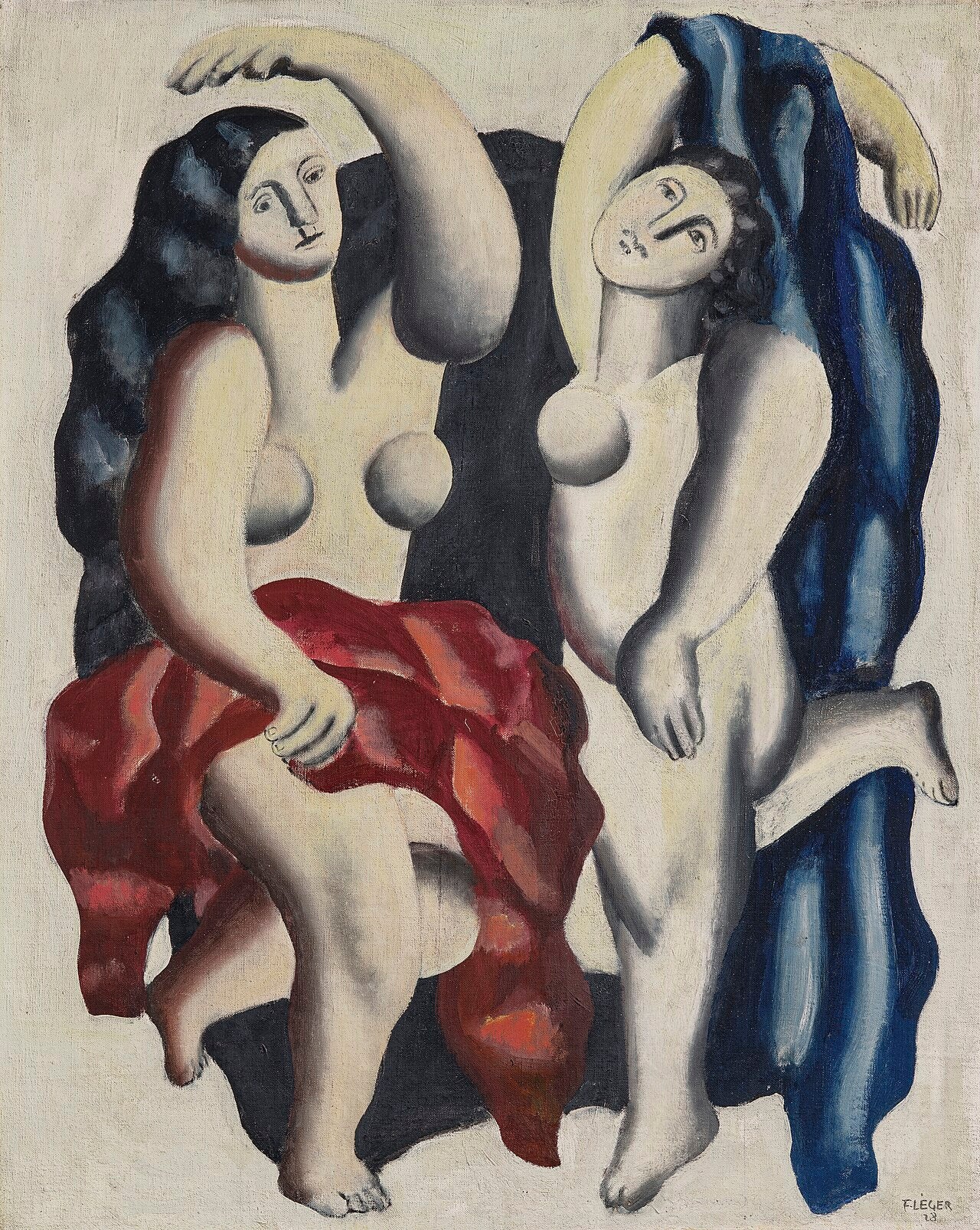 Deux danseuses - Fernand Léger image 1 reproduction de peinture à l’huile