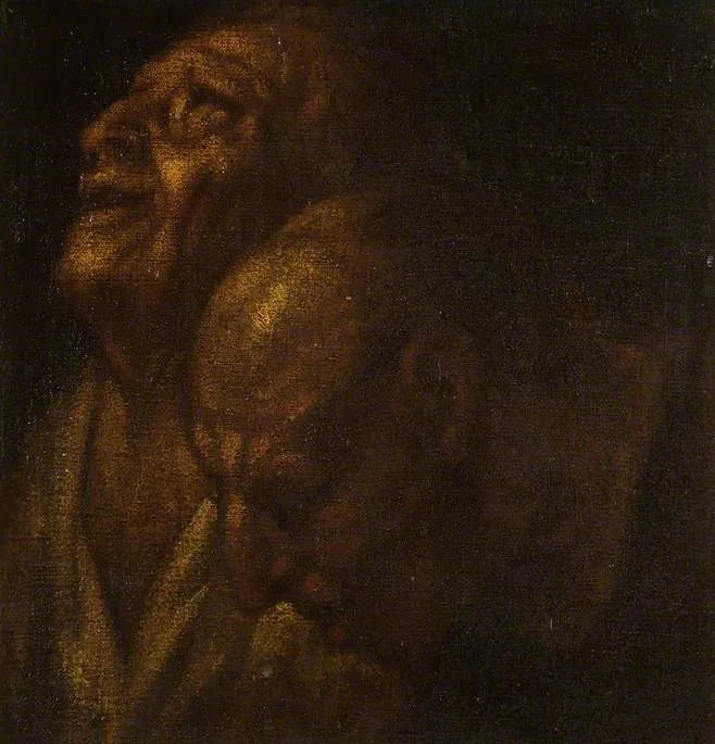Deux études d'une tête masculine - Jacob Jordaens