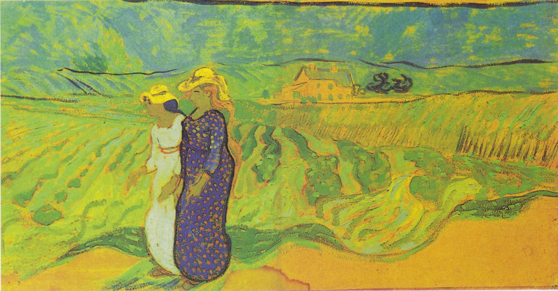 Deux Femmes à travers champs - Vincent van Gogh