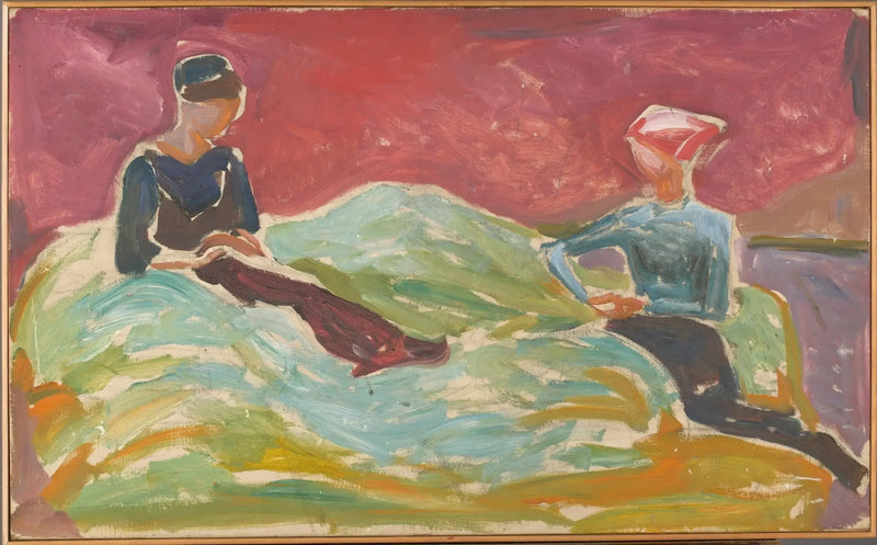 Deux Femmes assises - Edvard Munch