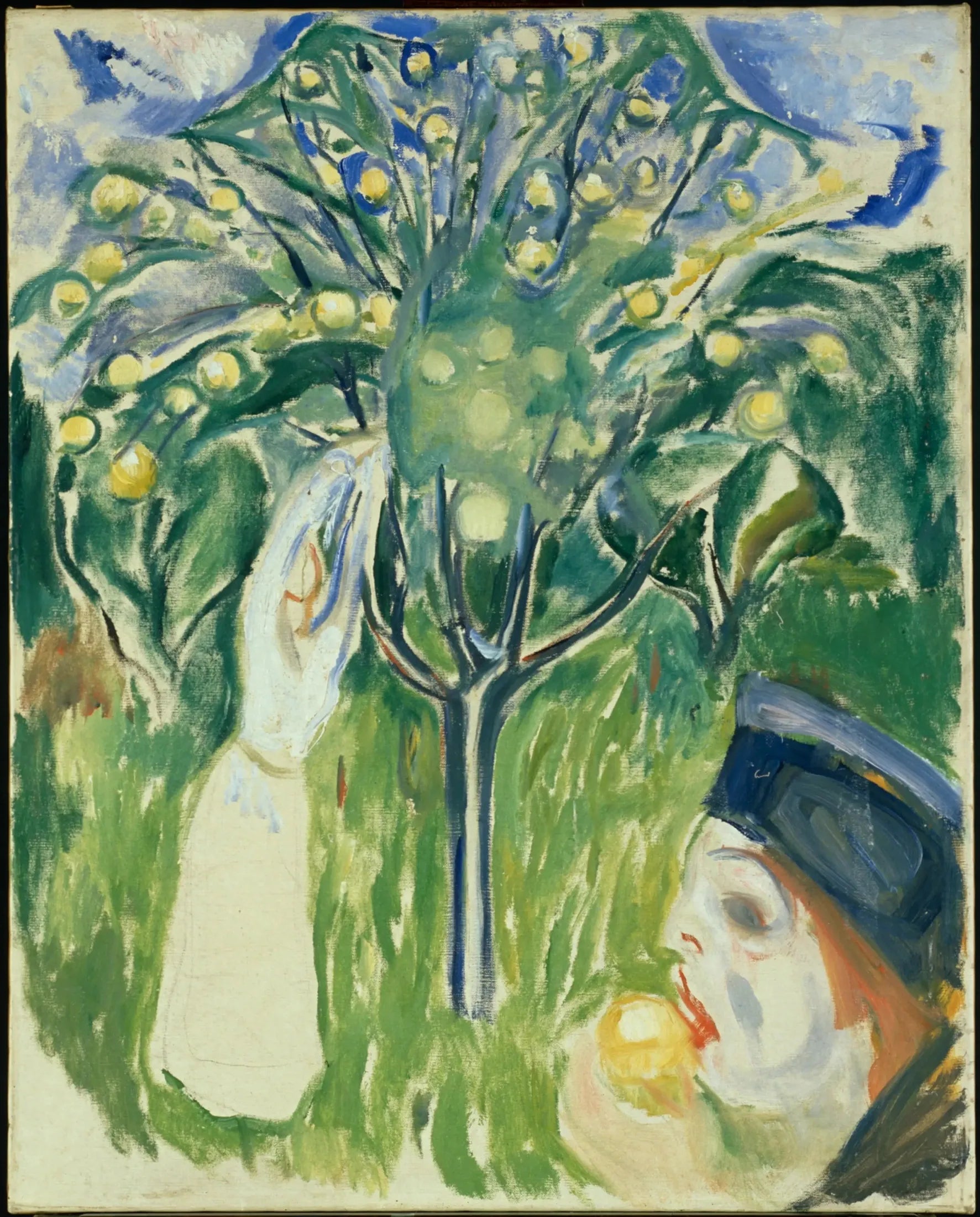 Deux Femmes au jardin - Edvard Munch image 1 reproduction de peinture à l’huile