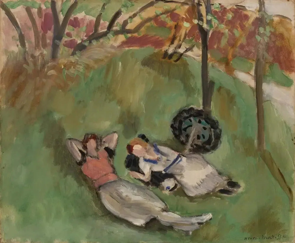 Deux femmes étendues - Henri Matisse image 1 tableau peint à l’huile sur toile