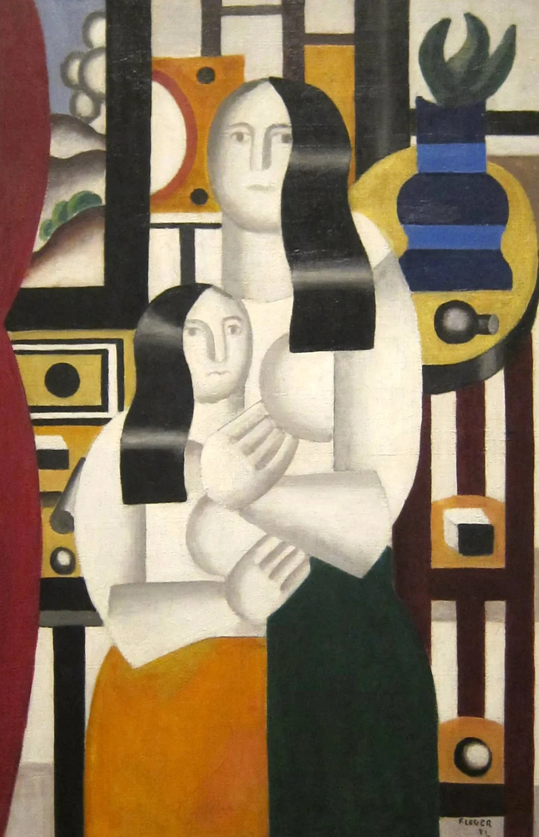 Deux femmes - Fernand Léger image 1 tableau peint à l’huile sur toile