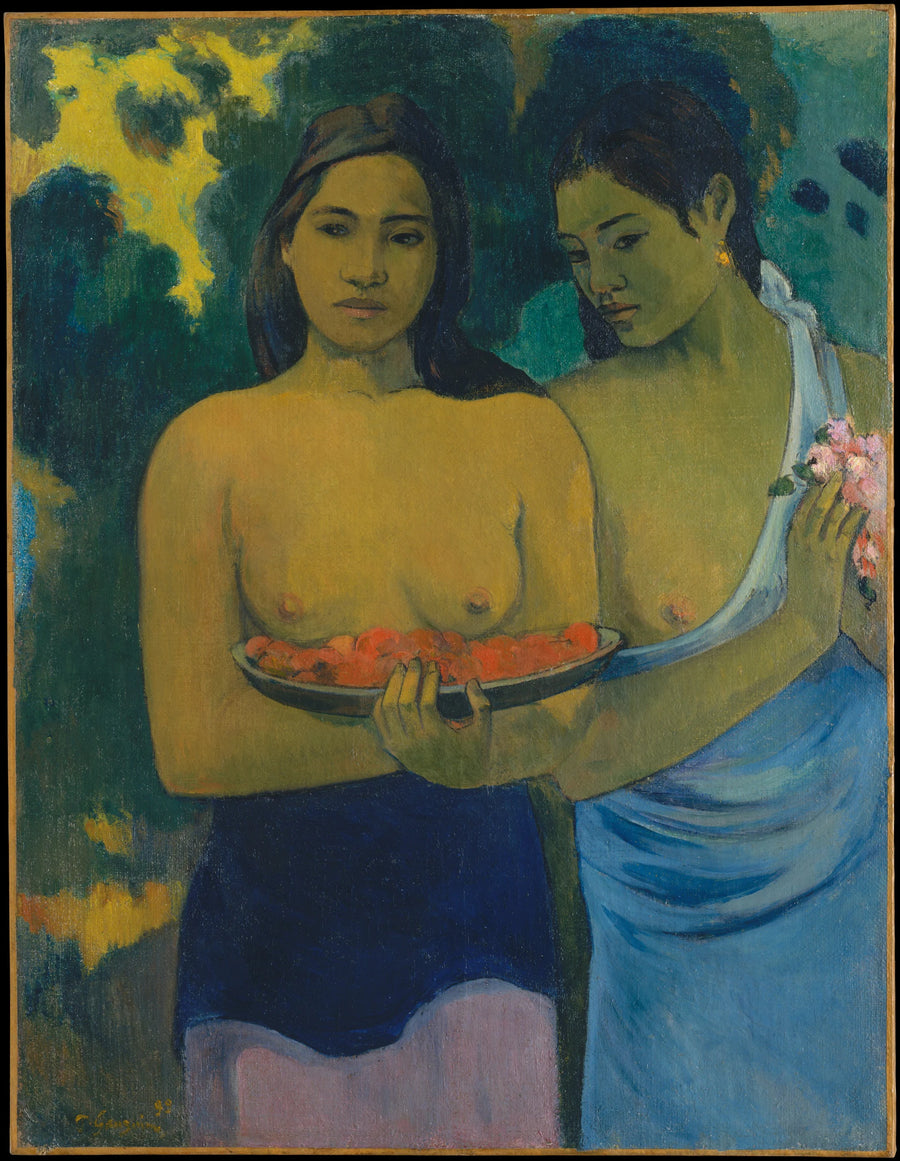 Deux femmes tahitiennes - Paul Gauguin