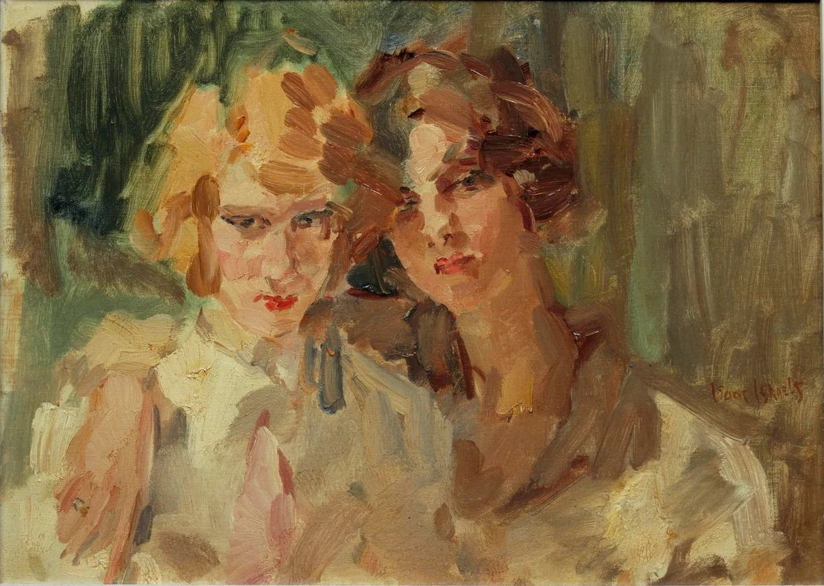 Deux filles - Isaac Israëls image 1 tableau peint à l’huile sur toile