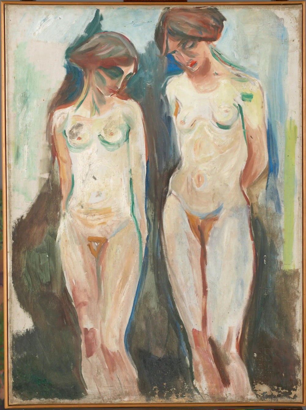 Deux Grâces - Edvard Munch image 1 copie de tableau peinte à la main