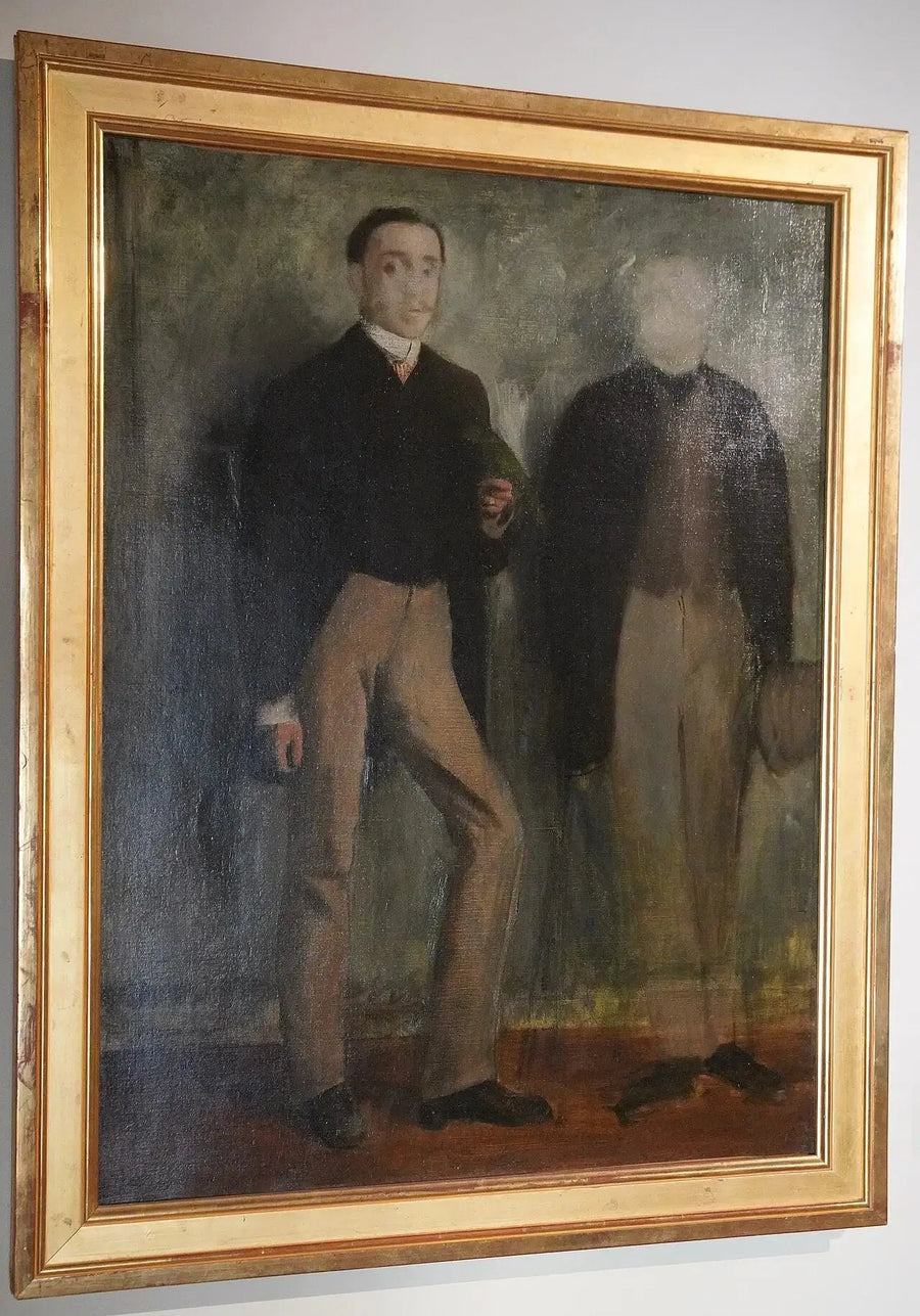 Deux hommes à pied - Edgar Degas