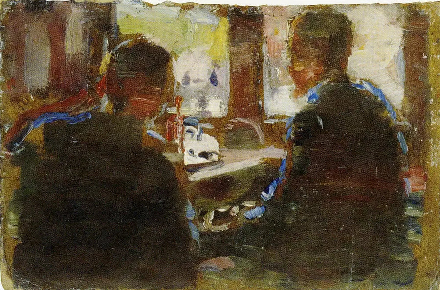 Deux Hommes près de la fenêtre - Edvard Munch