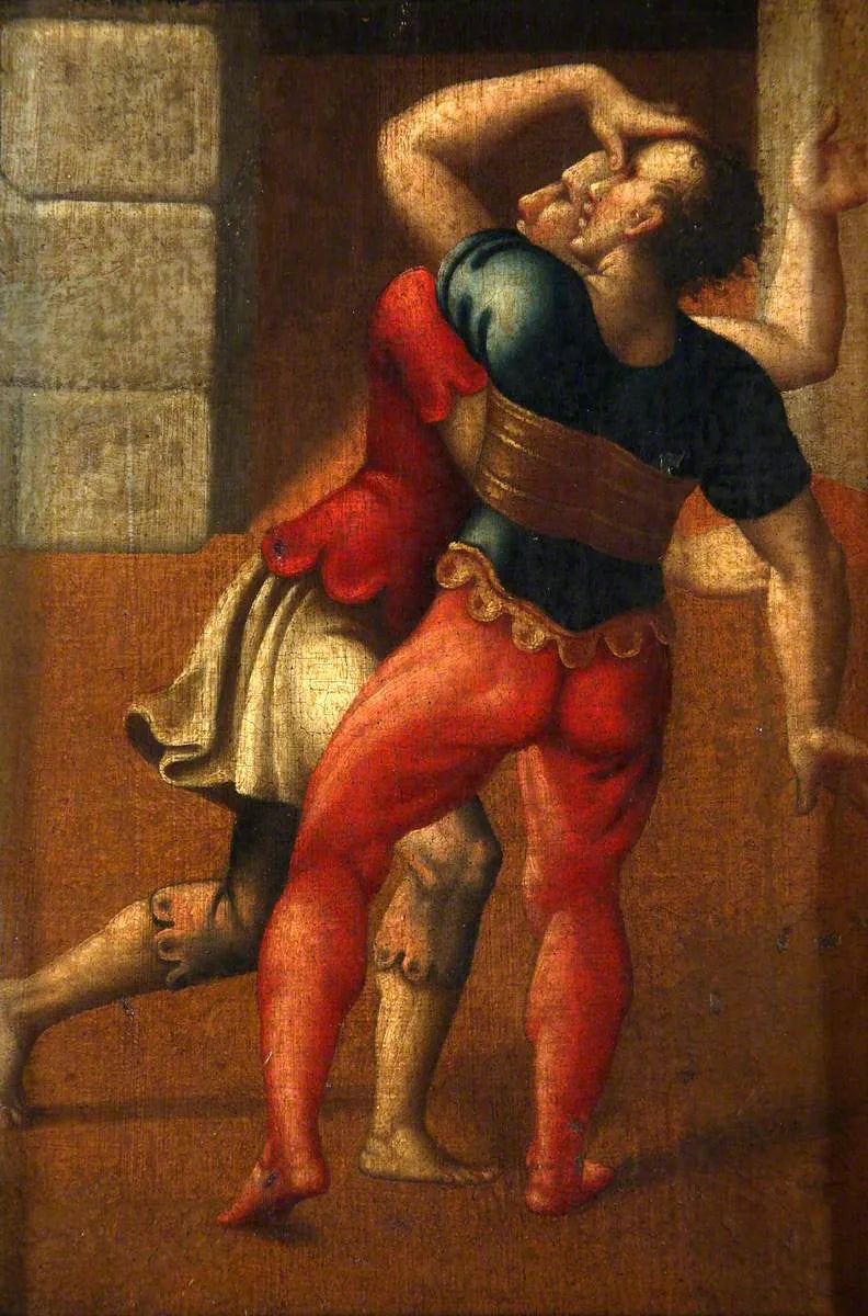 Deux lutteurs - Giulio Romano image 1 reproduction d’œuvre d’art à l’huile