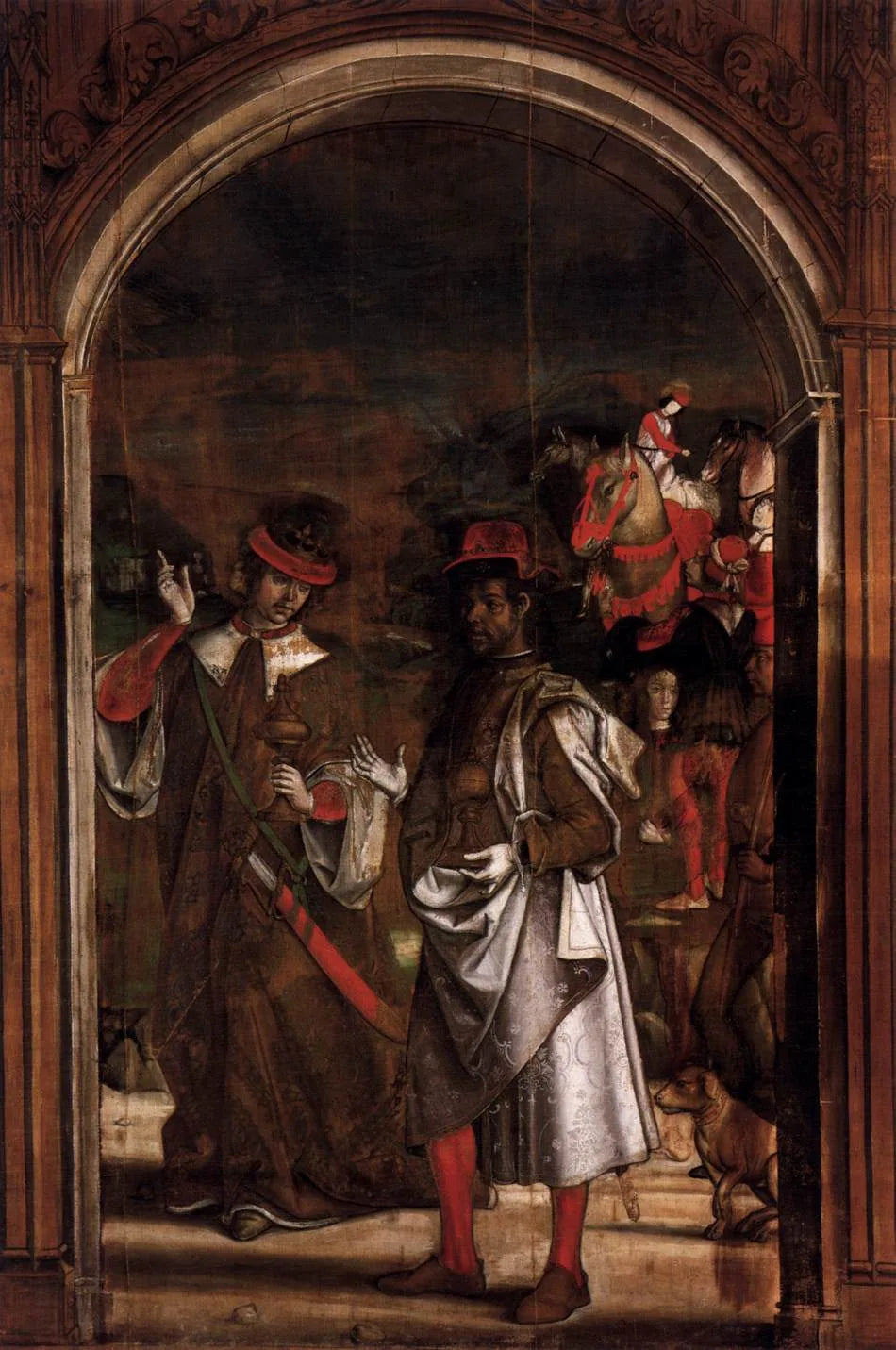 Deux Mages - Pedro Berruguete image 1 copie de tableau peinte à la main