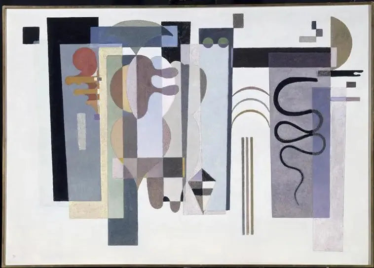 Deux points verts - Vassily Kandinsky image 1 reproduction de peinture à l’huile