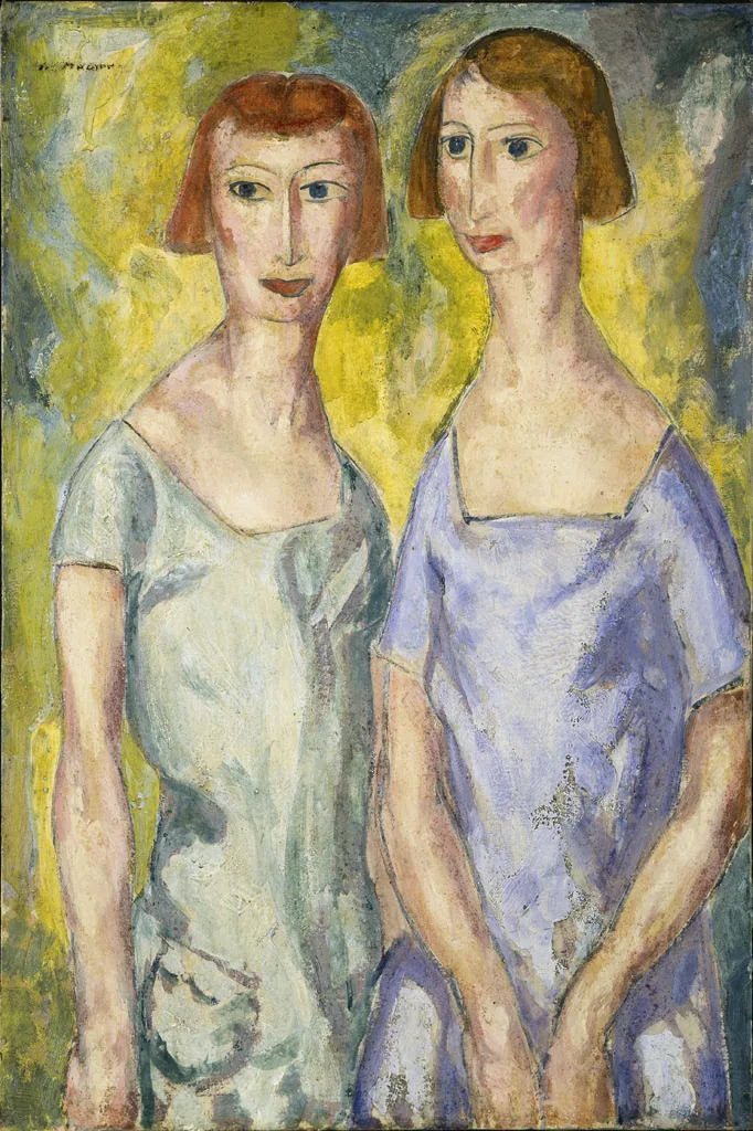 Deux sœurs - Alfred Henry Maurer image 1 reproduction de peinture à l’huile
