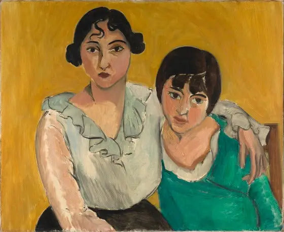 Deux sœurs - Henri Matisse image 1 copie peinte à la main à l’huile