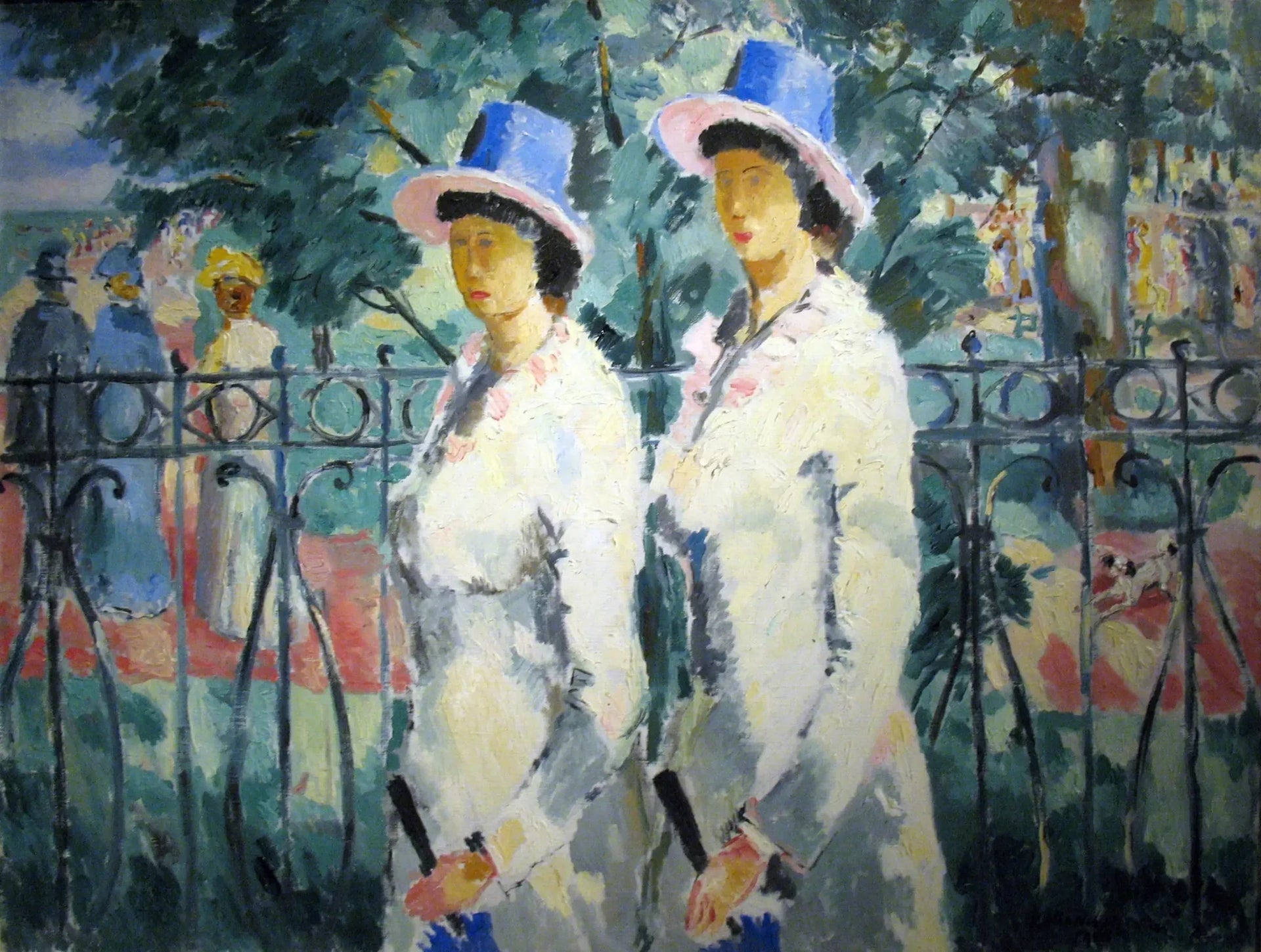 Deux sœurs II - Kazimir Malevich image 1 reproduction artisanale de tableau