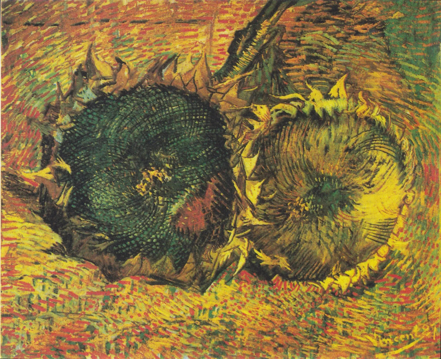 Deux Tournesols coupés - Vincent van Gogh