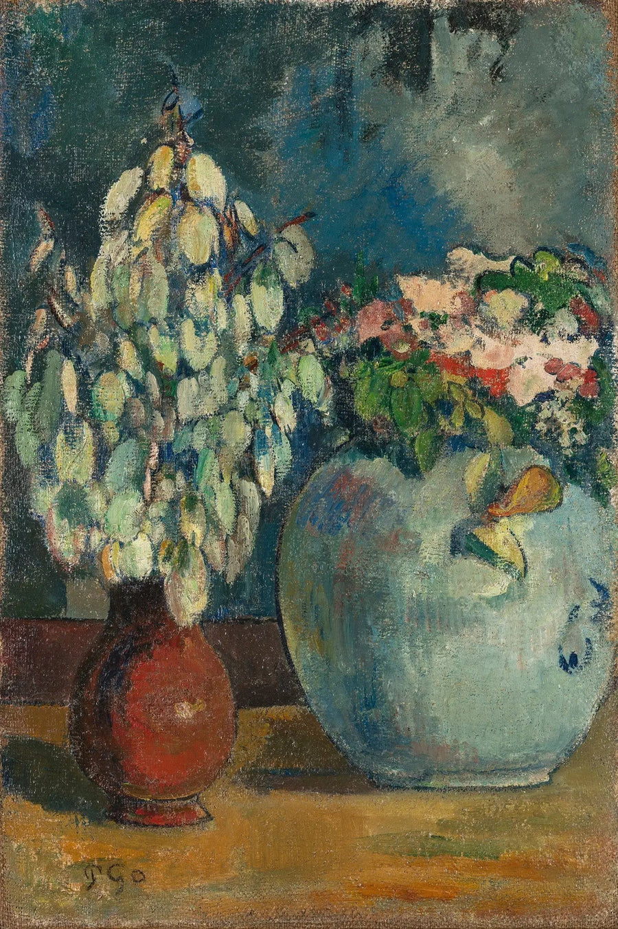 Deux vases de fleurs - Paul Gauguin