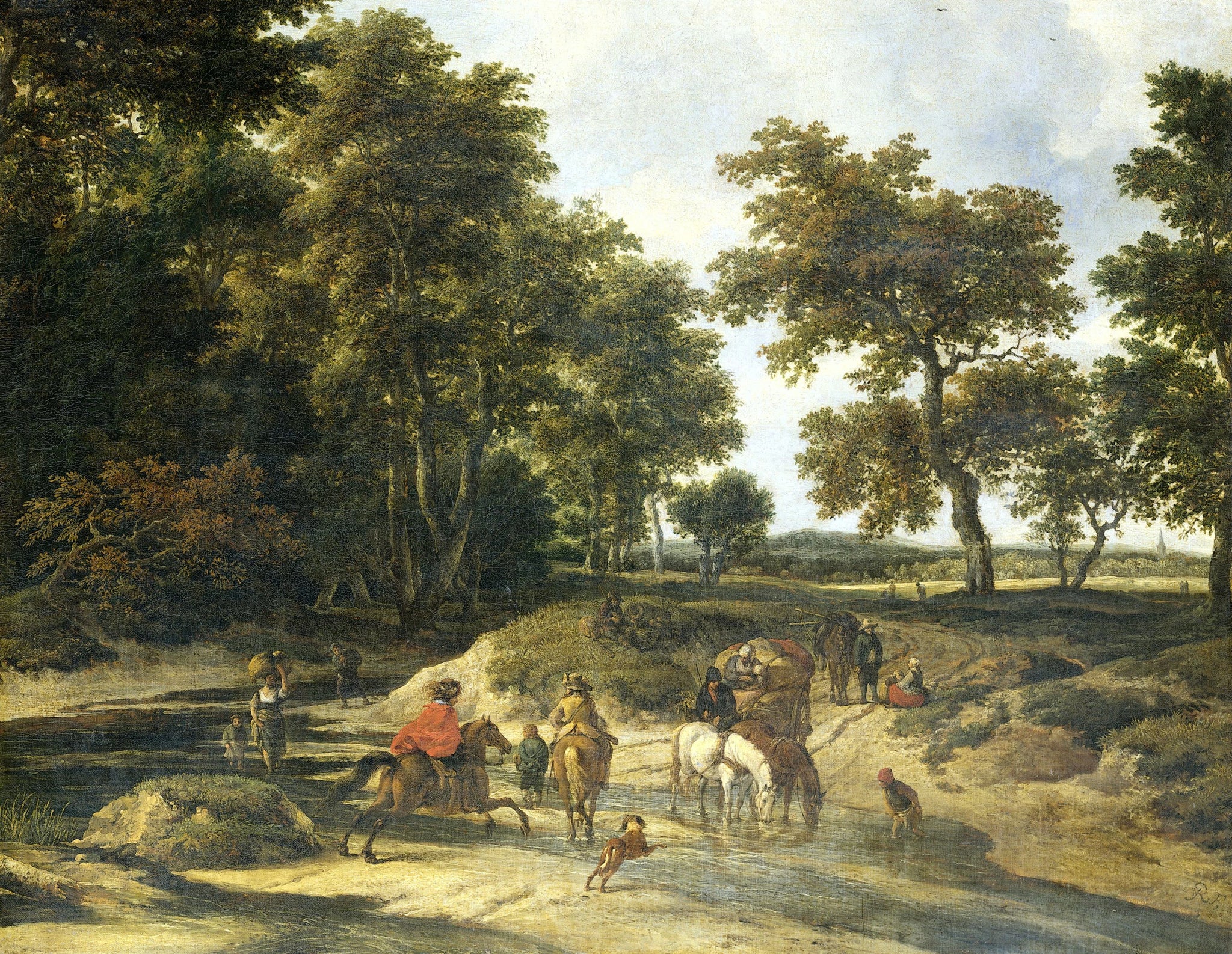 Le devant - Jacob van Ruisdael