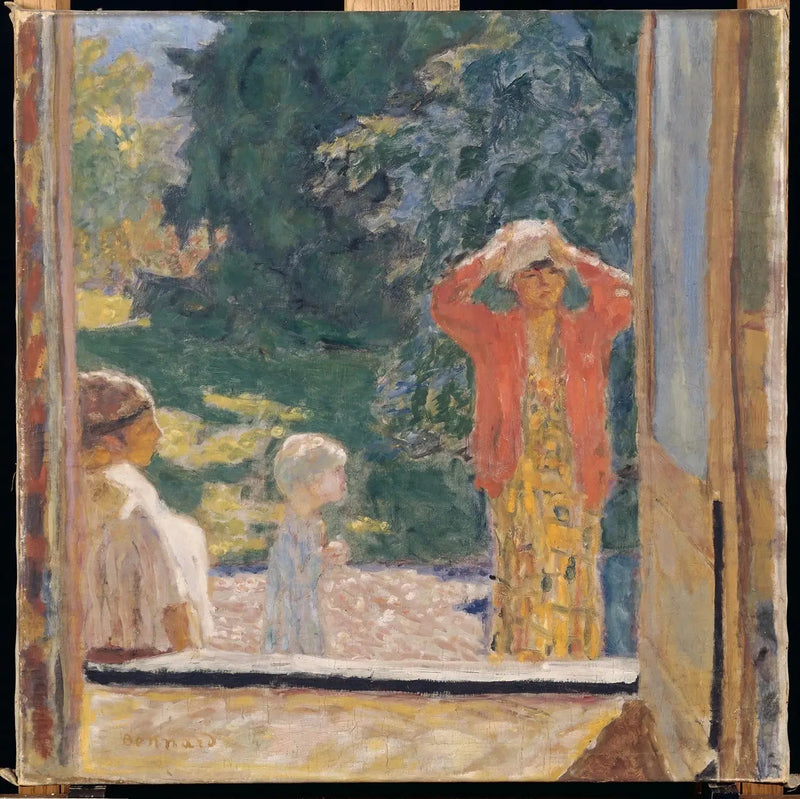 Devant la fenêtre au Grand-Lemps - Pierre Bonnard