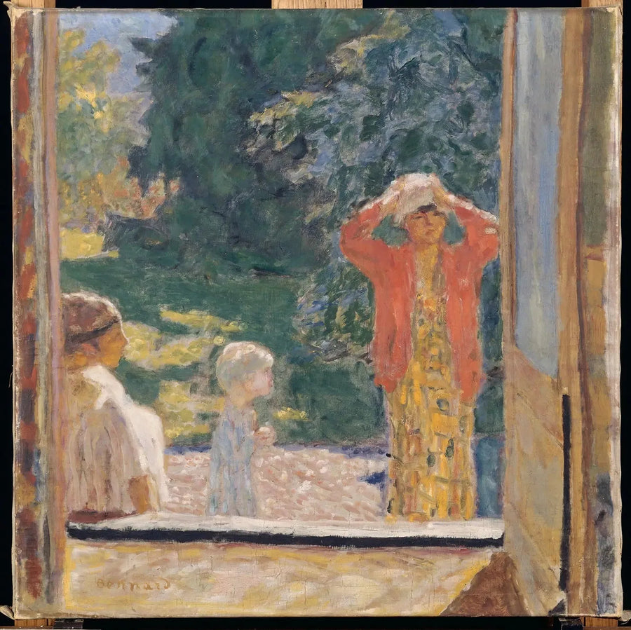 Devant la fenêtre au Grand-Lemps - Pierre Bonnard