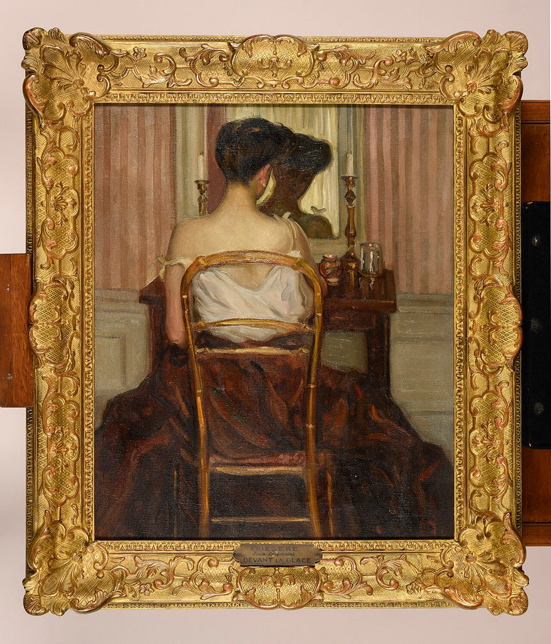 Devant la glace - Frederick Carl Frieseke
