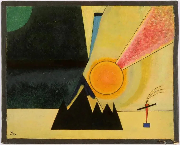 Développement - Vassily Kandinsky image 1 reproduction de peinture à l’huile