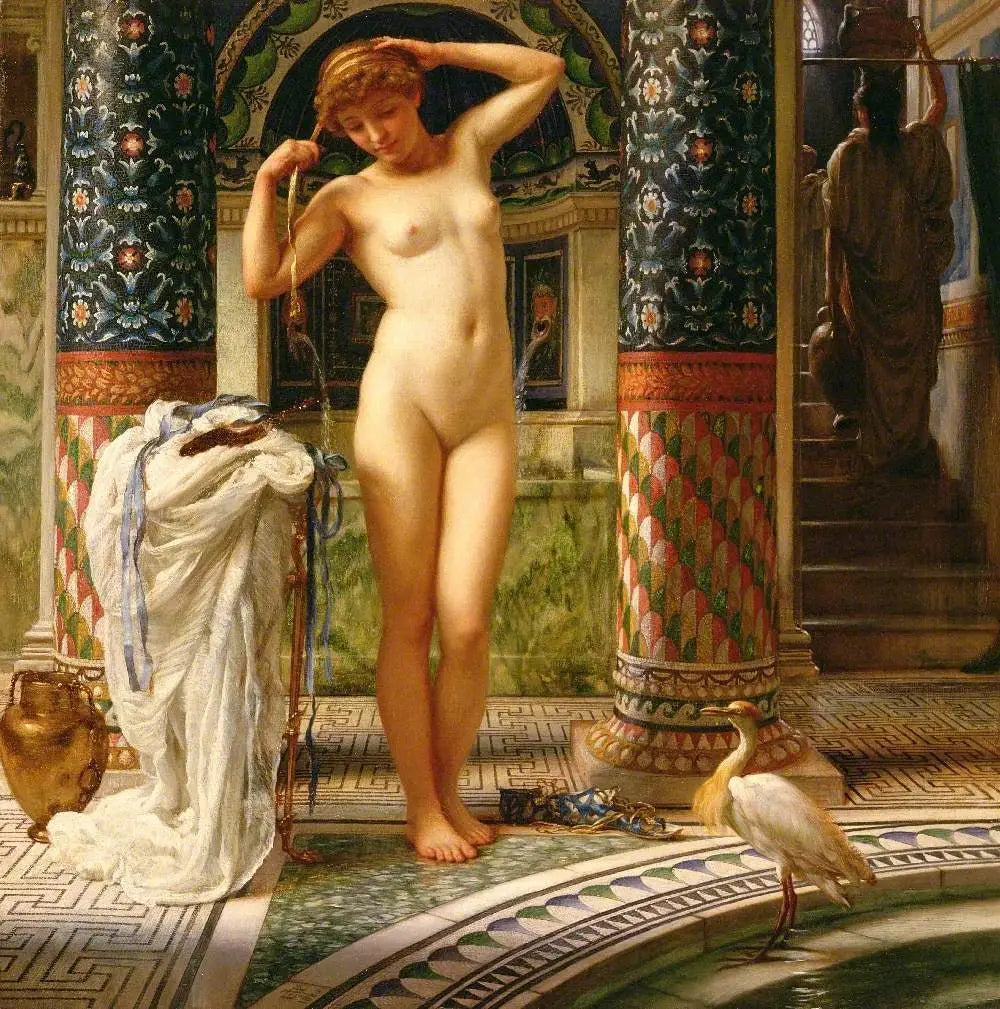 Diadumène - Edward Poynter image 1 copie de tableau peinte à la main