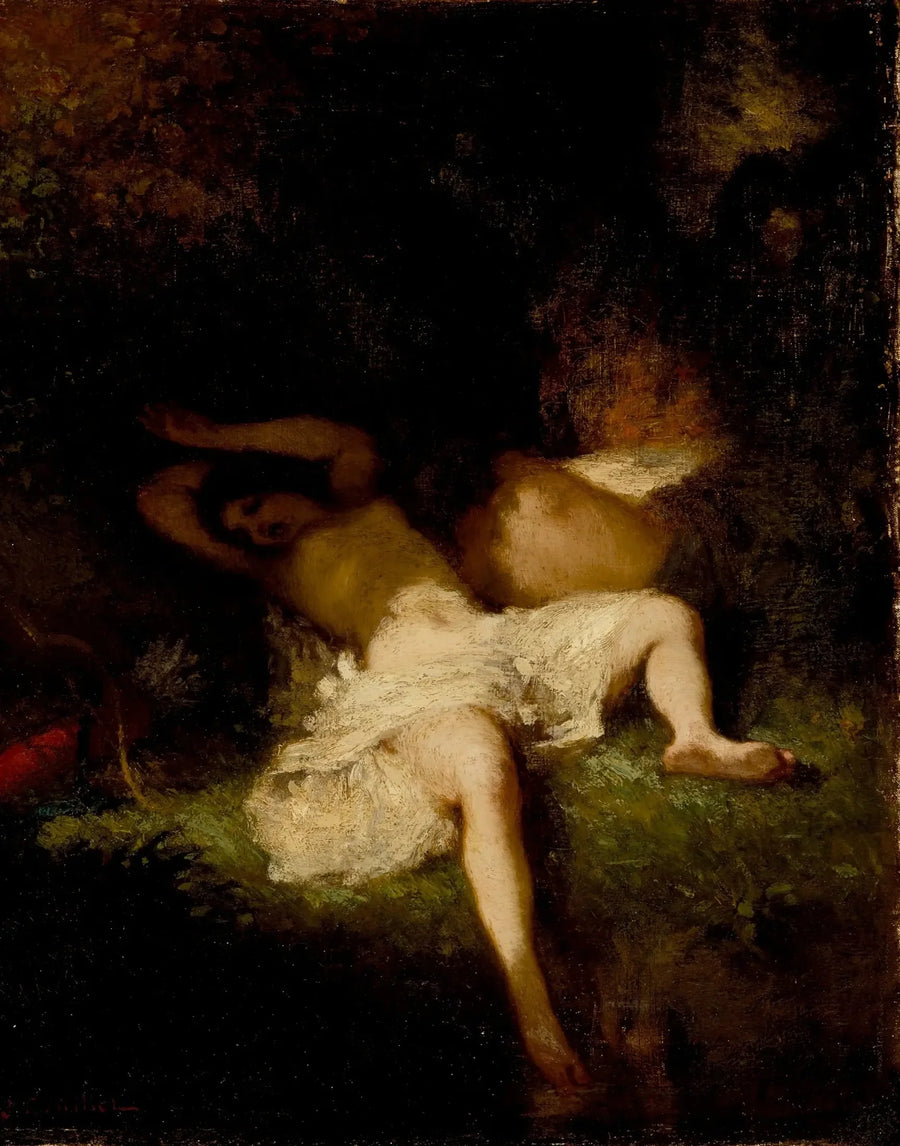 Diana repose - Jean-François Millet