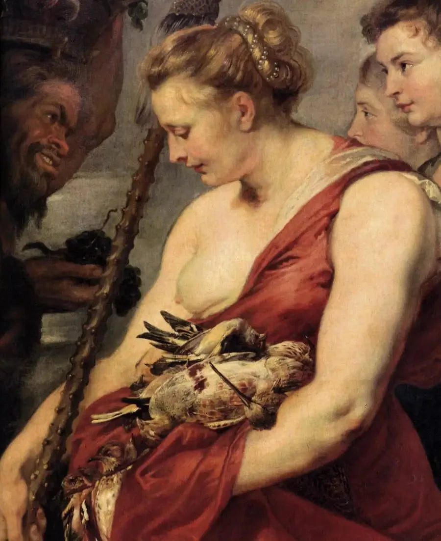 Diana revenant de la chasse - Peter Paul Rubens image 1 reproduction artisanale de tableau