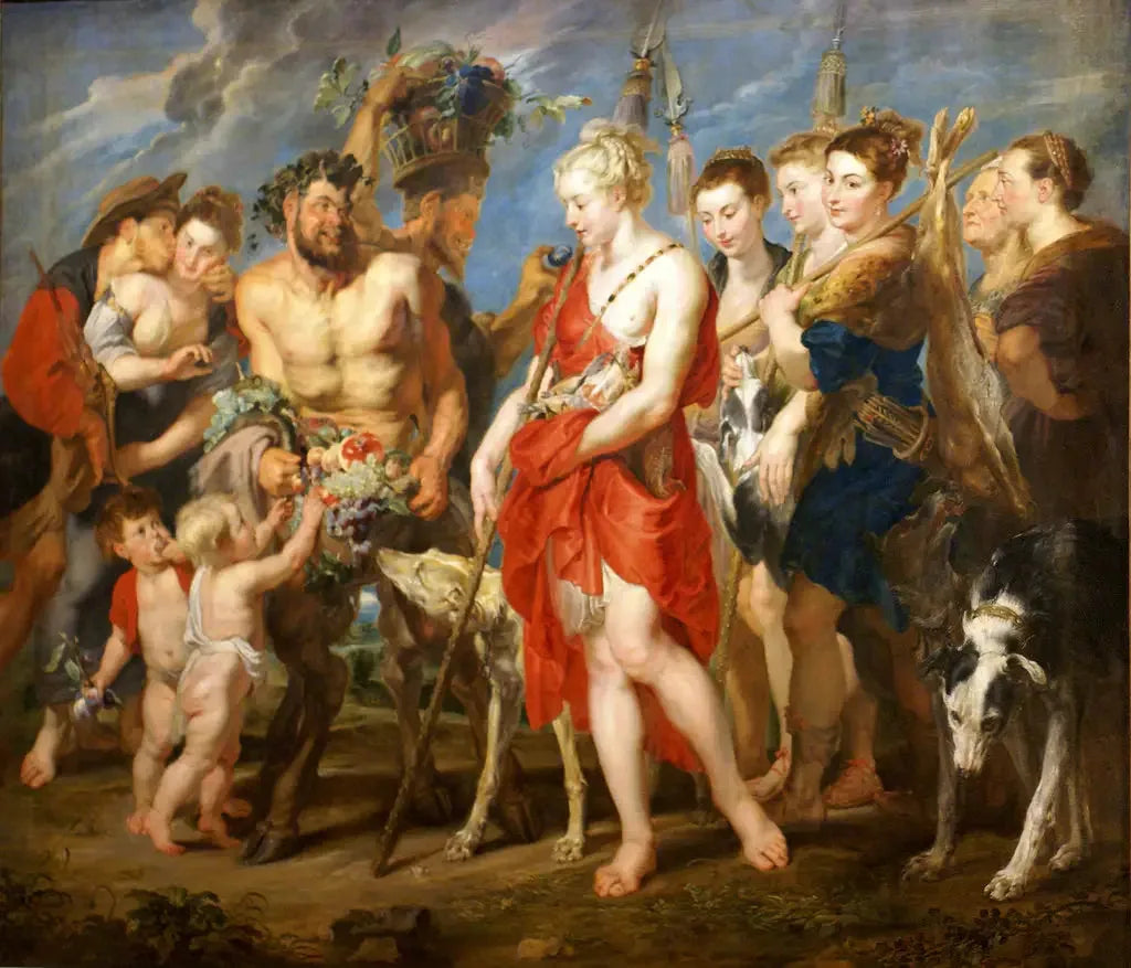Diana revient de la chasse - Peter Paul Rubens image 1 copie de tableau peinte à la main