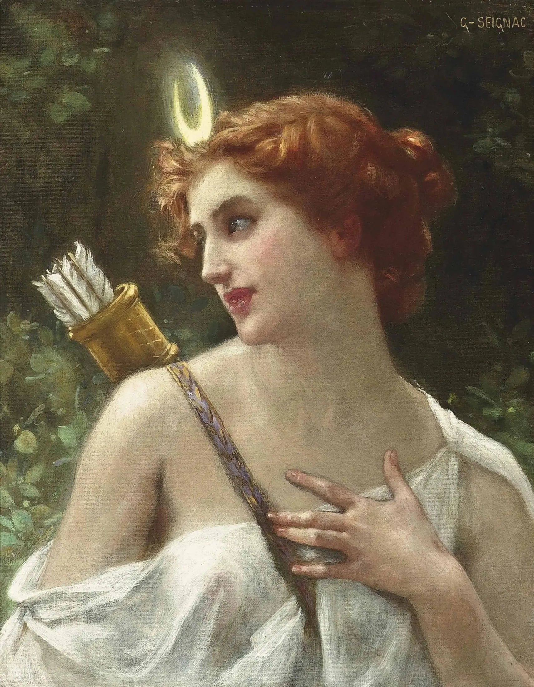Diana the Huntress - Guillaume Seignac image 1 reproduction artisanale de tableau