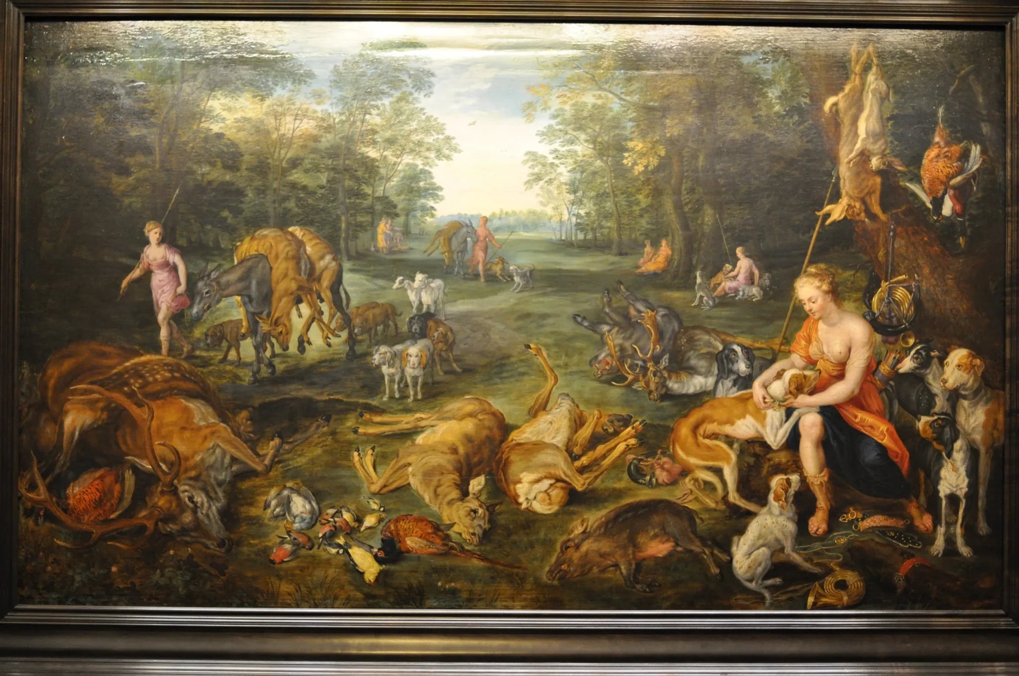 Diane à la chasse - Jan Brueghel l'Ancien image 1 copie de tableau peinte à la main