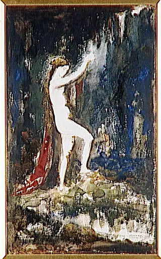 Diane au bain - Gustave Moreau image 1 copie peinte à la main à l’huile