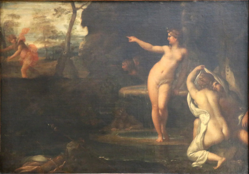 Diane au bain surprise par Actéon - Annibale Carracci