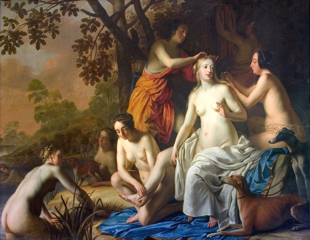 Diane avec ses nymphes - Gerrit van Honthorst - Alpha Reproduction